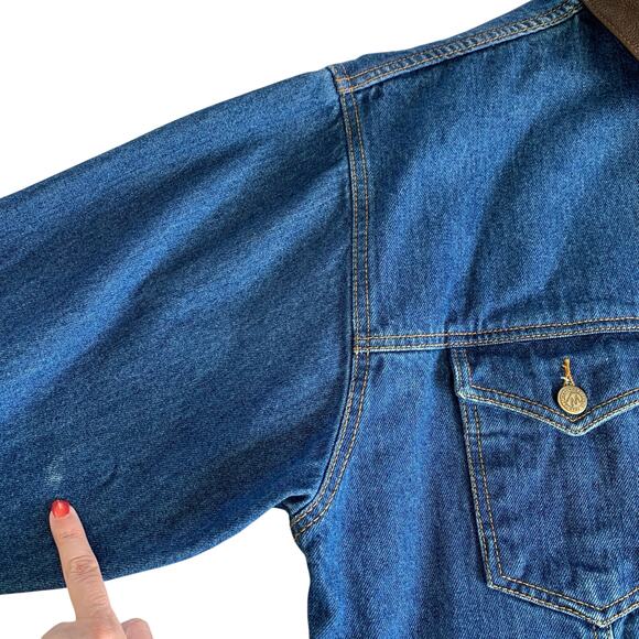 Via Penny Lane Reworked Apparel | Lady Gaga Enigma Tour Vintage Denim Jacket - Picture 5 of 11